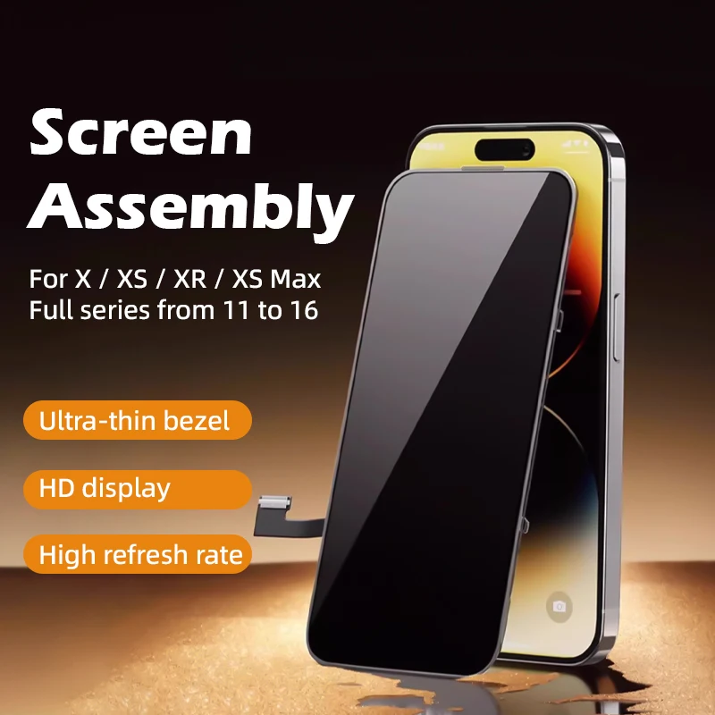 Дисплей NOHON FHD для iPhone X, XS, XR, 11, 11 Pro, 12, 12 Mini, 12 Pro Max, 13, 13 Pro Max, 14, 14 Pro, 15, 15 Pro Max, 16 Pro, 16 Pro Max с функцией 3D Touch
Дисплей NOHON FHD для iPhone X, XS, XR, 11, 11 Pro, 12, 12 Mini, 12 Pro Max, 13, 13 Pro Max, 14, 14 Pro, 15, 15 Pro Max, 16 Pro, 16 Pro Max с функцией 3D Touch