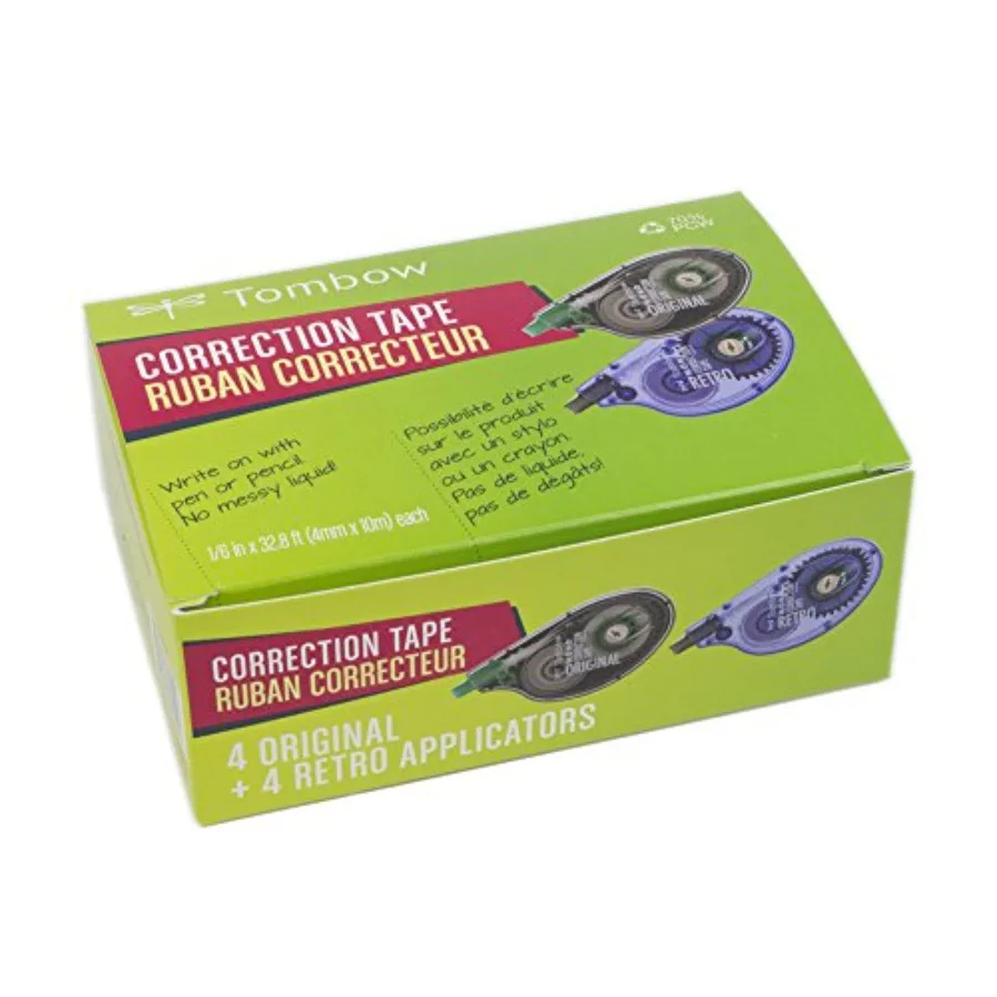 MONO Correction Tape, 8-Pack. Easy To Use Applicators for Instant Corrections
MONO Correction Tape, 8-Pack. Easy To Use Applicators for Instant Corrections