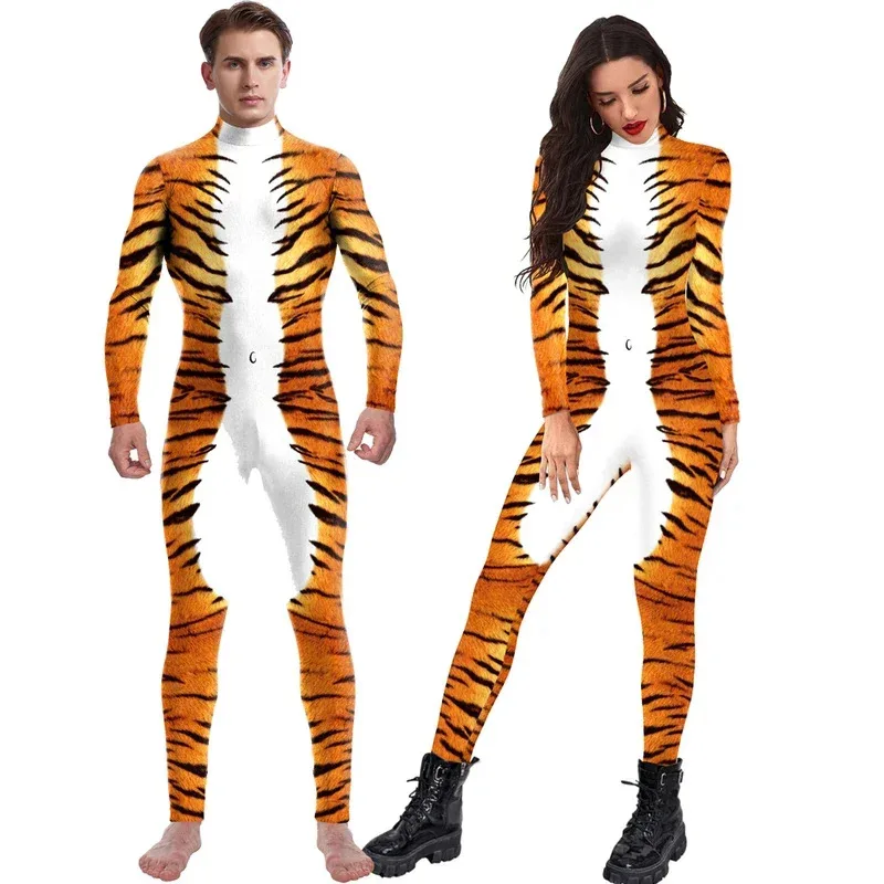 Cosplay Animal Women Jumpsuit Tiger Snake 3D Print Halloween Carnival Party Spandex Zentai Full Bodysuit Cosplay Costume Outfit
Cosplay Animal Women Jumpsuit Tiger Snake 3D Print Halloween Carnival Party Spandex Zentai Full Bodysuit Cosplay Costume Outfit