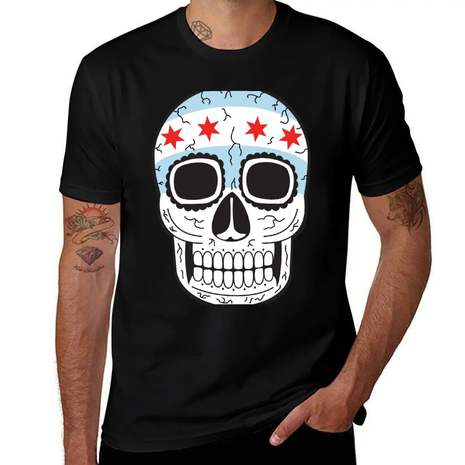 Chicago Calavera T-Shirt oversized graphic tee funny costumes tshirts personalised rapper graphic tees anime shirts men
Chicago Calavera T-Shirt oversized graphic tee funny costumes tshirts personalised rapper graphic tees anime shirts men