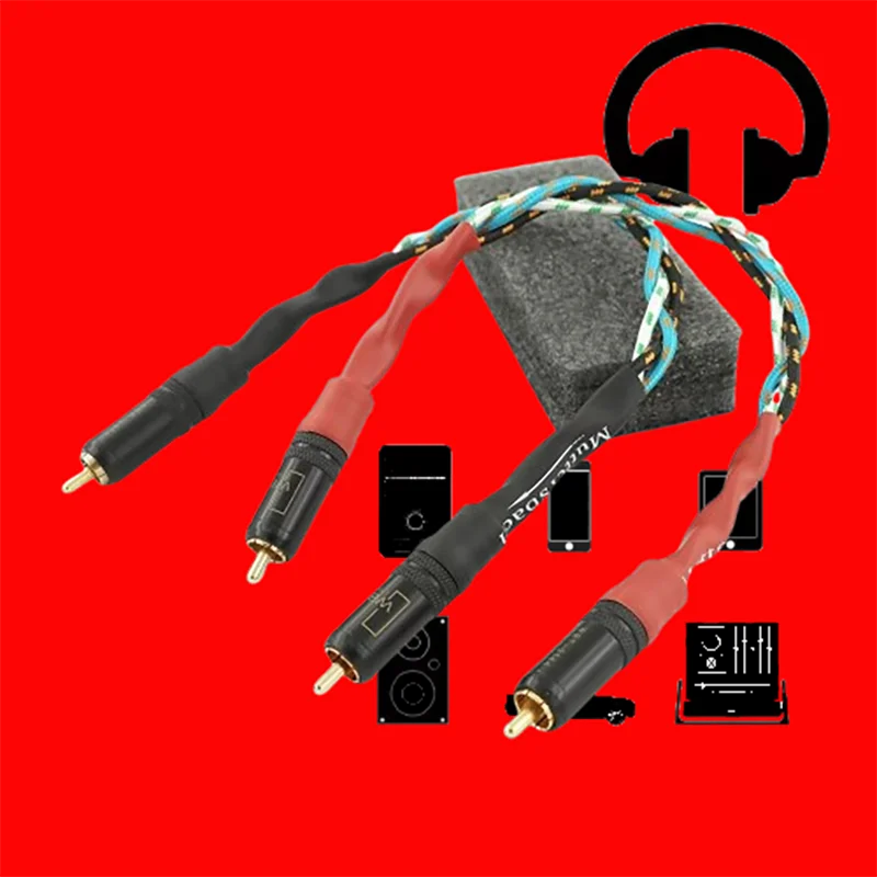 Аудиофильский Xidian Enhanced RCA соединительный кабель, экранированная медь OFC для CD/усилителя, черный
Аудиофильский Xidian Enhanced RCA соединительный кабель, экранированная медь OFC для CD/усилителя, черный 