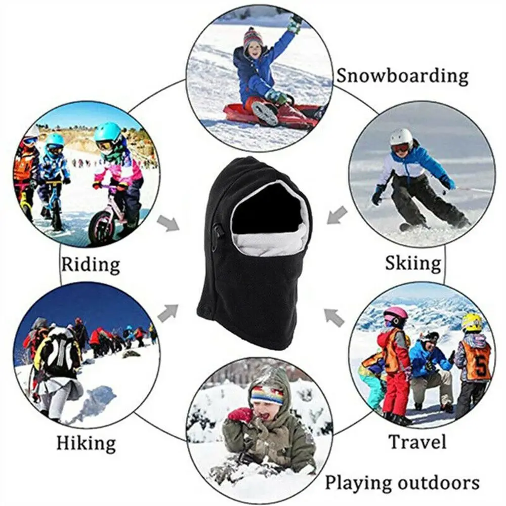 Winter Thermal Neck Warm Balaclava Hat Full Face Ski Mask Hood Cap Children Cap
Winter Thermal Neck Warm Balaclava Hat Full Face Ski Mask Hood Cap Children Cap