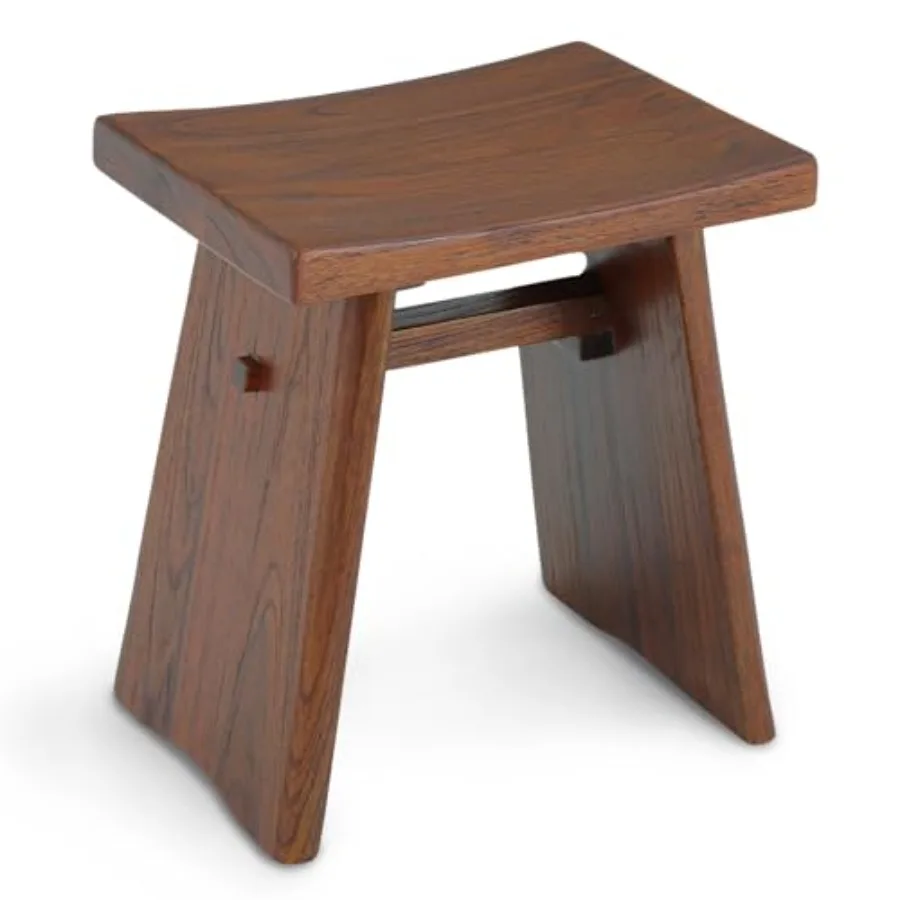 18-Inch Solid Teak Wood Shower Stool for Bathroom Spa Home Dark Brown Ergonomic Curved Seat Water-Resistant 350 lbs Capacity St
18-Inch Solid Teak Wood Shower Stool for Bathroom Spa Home Dark Brown Ergonomic Curved Seat Water-Resistant 350 lbs Capacity St