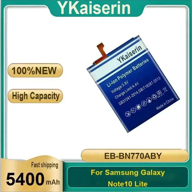 YKaiserin EB-BN770ABY Аккумулятор для сотового телефона Samsung Galaxy Note 10 Lite Портативные аккумуляторы Аккумулятор 5400 мАч Гарантия 2 года
YKaiserin EB-BN770ABY Аккумулятор для сотового телефона Samsung Galaxy Note 10 Lite Портативные аккумуляторы Аккумулятор 5400 мАч Гарантия 2 года