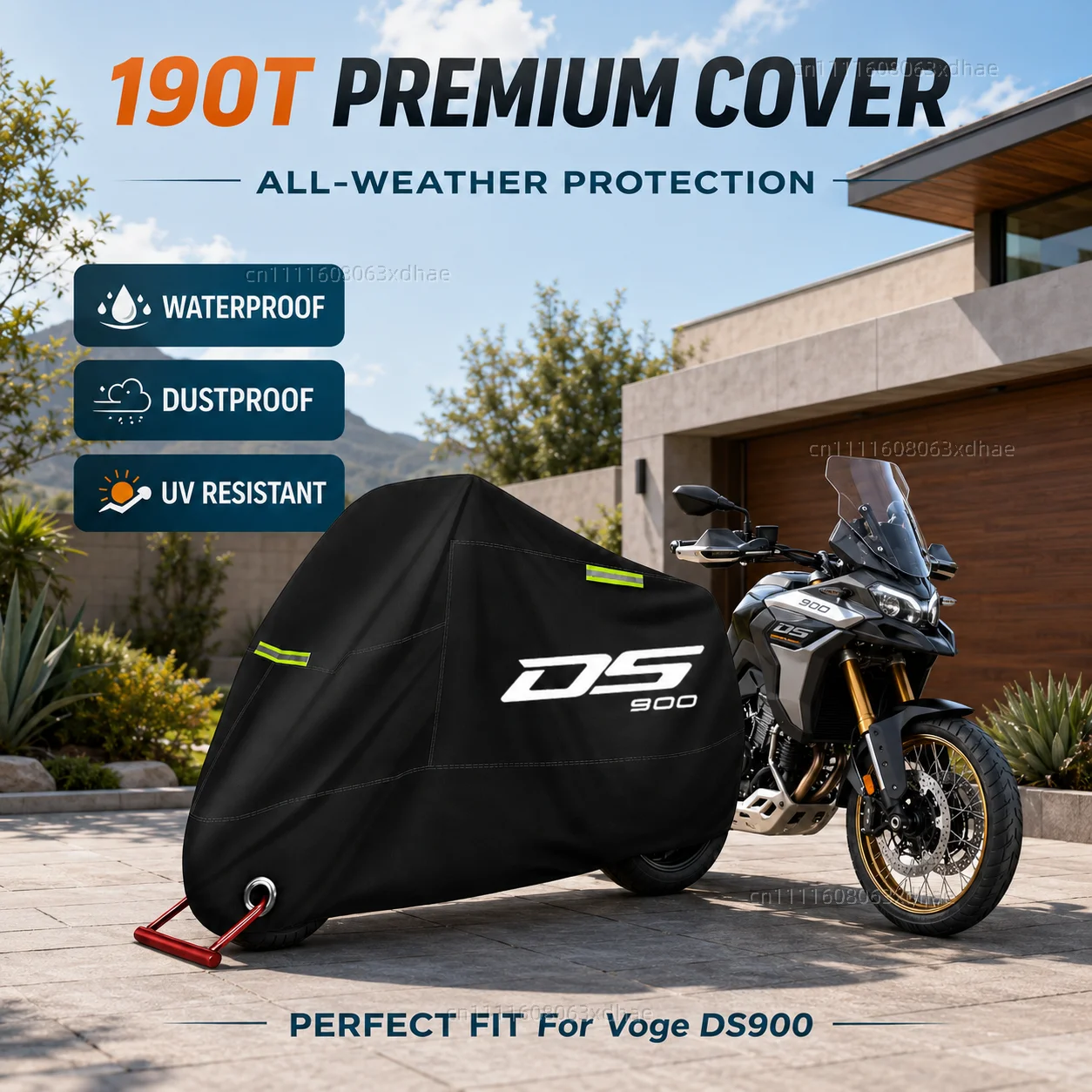 Motorcycle Cover All Season Waterproof Dust Rain UV Protection 190T Oxford Cloth For For Voge DSX 900 DS900X 900 DSX 2024
Motorcycle Cover All Season Waterproof Dust Rain UV Protection 190T Oxford Cloth For For Voge DSX 900 DS900X 900 DSX 2024