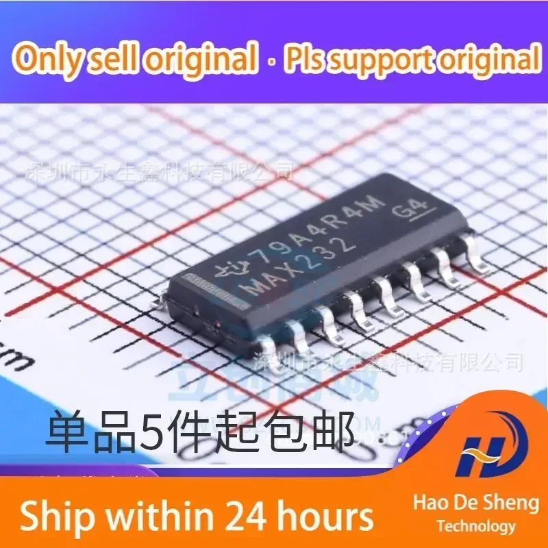 10 шт./лот MAX232DR MAX232D MAX232 SOP-16 RS232 Приемопередатчик IC, новый, оригинальный, в наличии
10 шт./лот MAX232DR MAX232D MAX232 SOP-16 RS232 Приемопередатчик IC, новый, оригинальный, в наличии