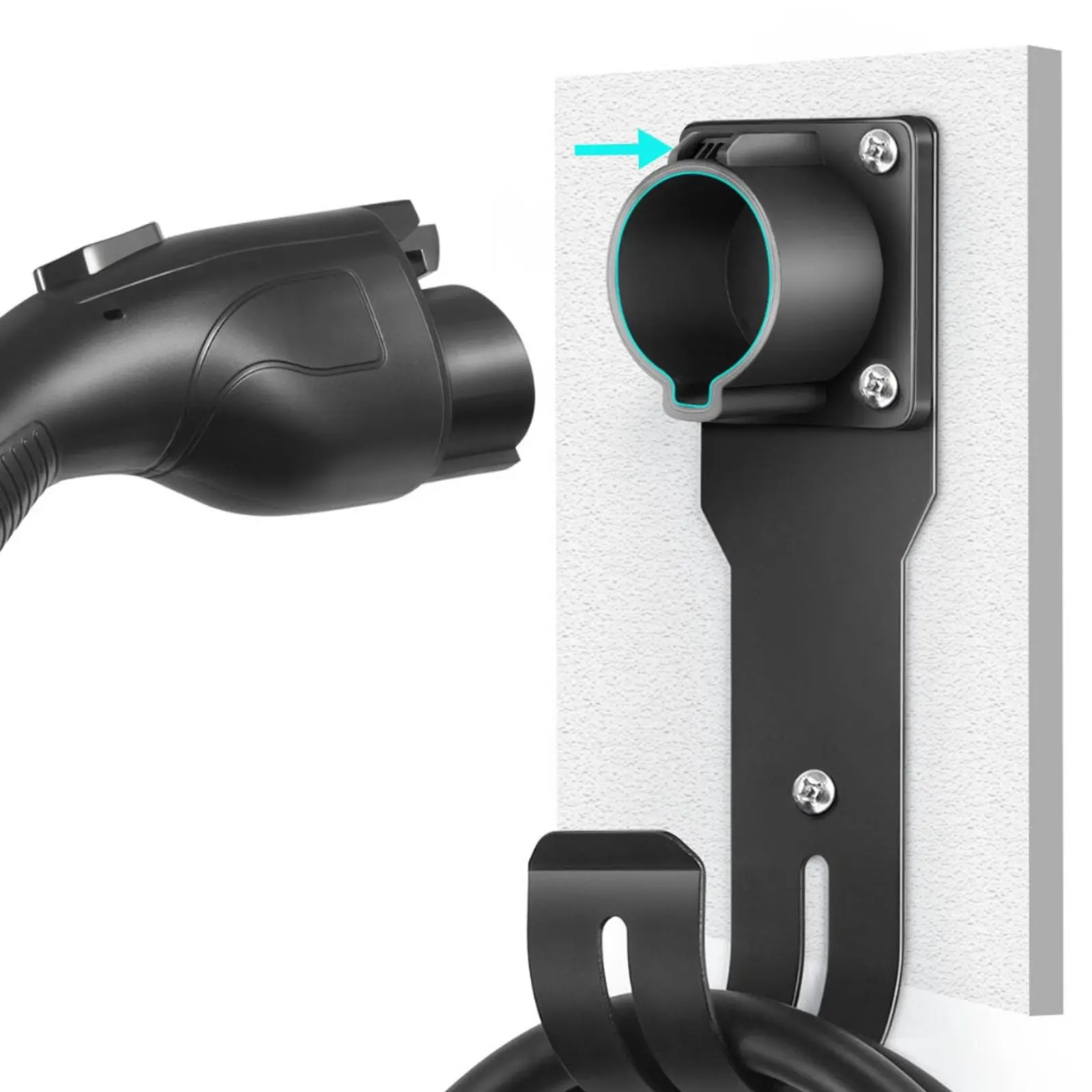 J1772 Charger Holder Easy to Organize J1772 Holder Dock Charger Control Box Bracket Tangle Tangle-Resistant Electric Vehicle
J1772 Charger Holder Easy to Organize J1772 Holder Dock Charger Control Box Bracket Tangle Tangle-Resistant Electric Vehicle