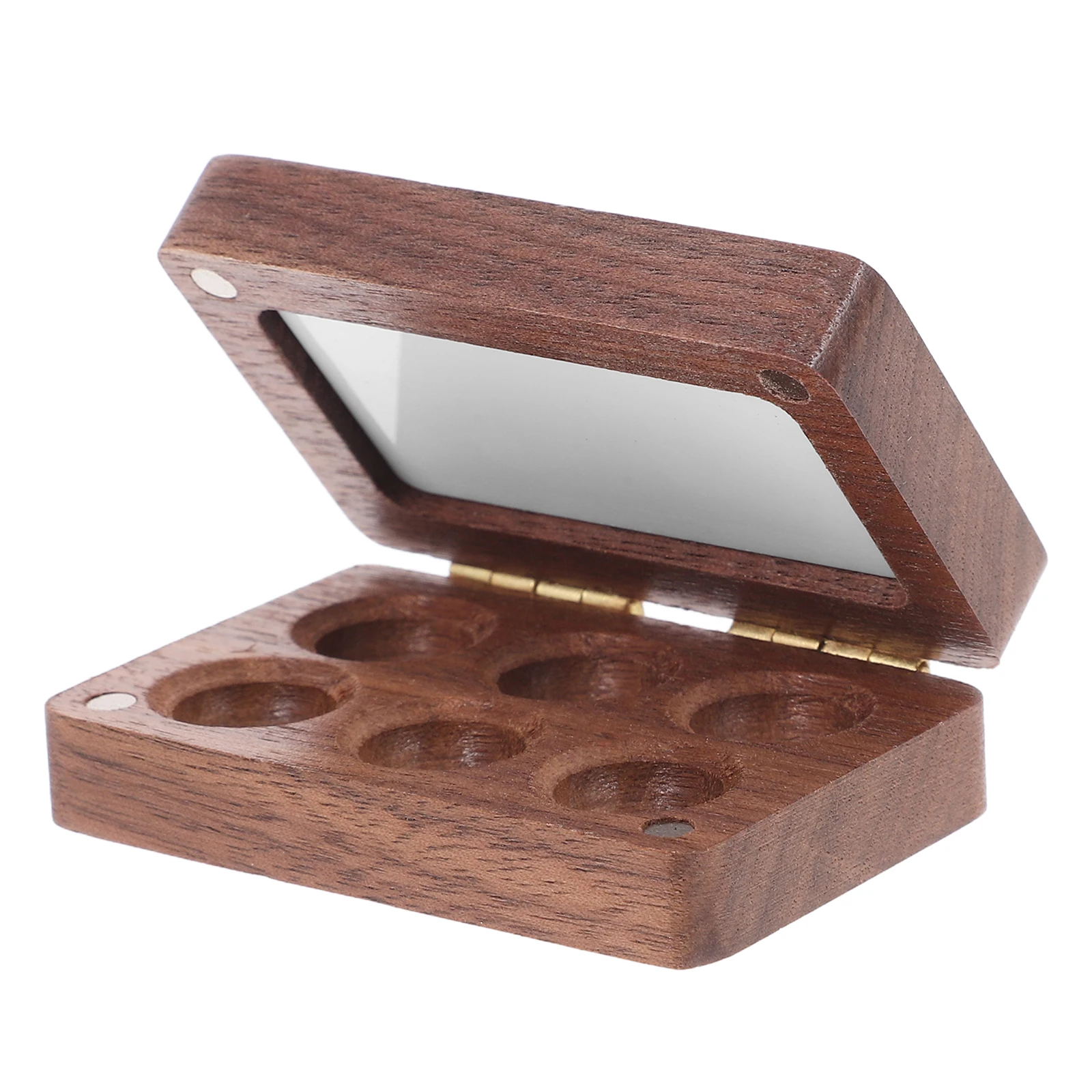 Mini Watercolor Palette Black Walnut Wood Paint Box for Travel Artists Portable Set with Mixing Tray Empty Pallets Wooden Paint
Mini Watercolor Palette Black Walnut Wood Paint Box for Travel Artists Portable Set with Mixing Tray Empty Pallets Wooden Paint