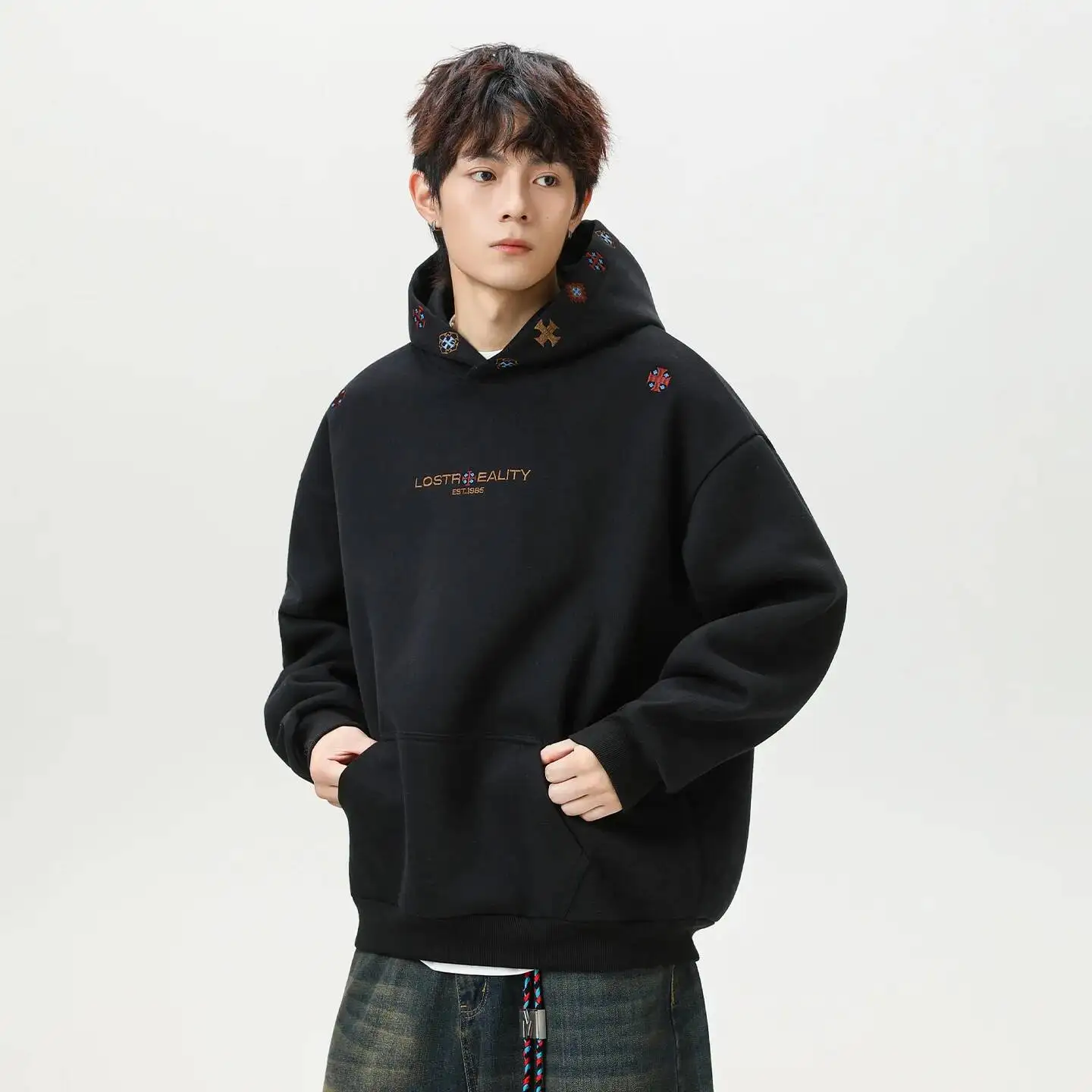 2026 Spring Unisex Hoodies Embroidered Hoodie Heavyweight Oversized Man Women High Street Hooded Sweatshirt Jacket
2026 Spring Unisex Hoodies Embroidered Hoodie Heavyweight Oversized Man Women High Street Hooded Sweatshirt Jacket