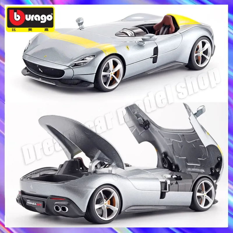 1:18 Bburago Ferrari Monza SP1 collectible Car model Toys In stock Alloy Die-cast Miniature cars models Holiday gift
1:18 Bburago Ferrari Monza SP1 collectible Car model Toys In stock Alloy Die-cast Miniature cars models Holiday gift