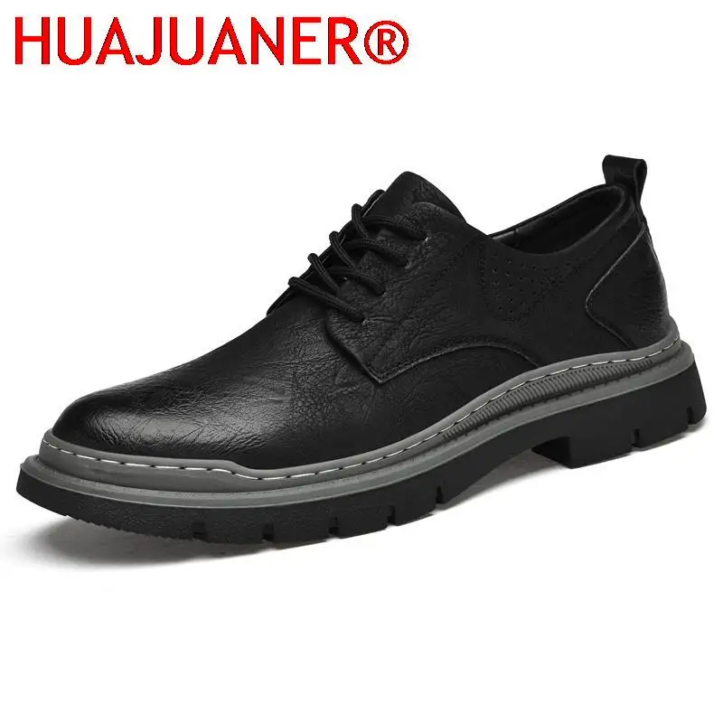 British Business Men Sneakers Genuine Leather Men Casual Shoes Fashion Round Toe Man's Footwear Lace Up Oxford Shoes Basic Boots
British Business Men Sneakers Genuine Leather Men Casual Shoes Fashion Round Toe Man's Footwear Lace Up Oxford Shoes Basic Boots