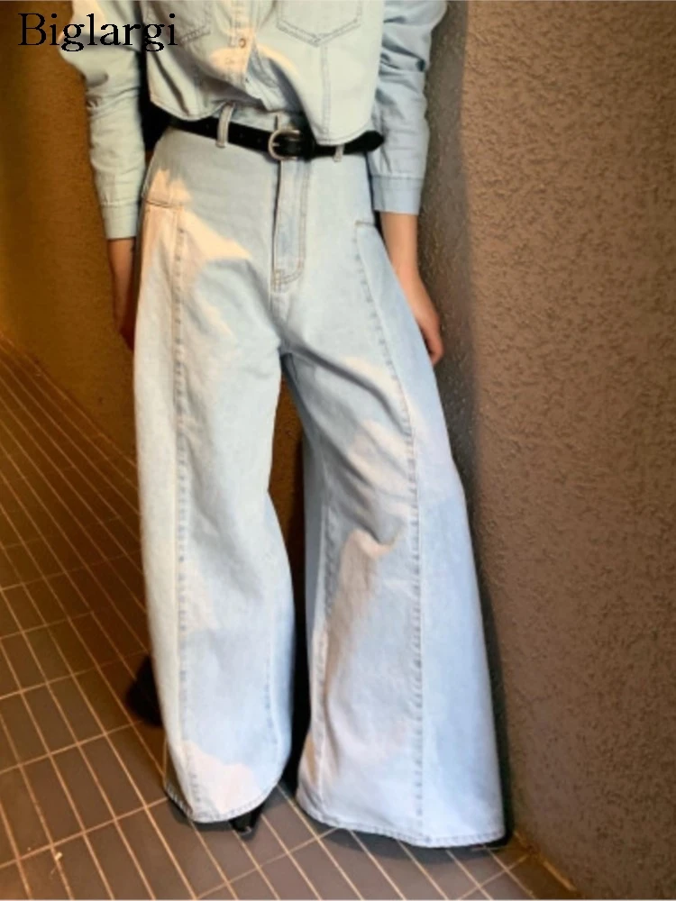 Jeans Wide Leg Autumn Long Pant Women Korean Style Loose Pleated Ladies Trousers Fashion Retro High Waist Woman Pants
Jeans Wide Leg Autumn Long Pant Women Korean Style Loose Pleated Ladies Trousers Fashion Retro High Waist Woman Pants