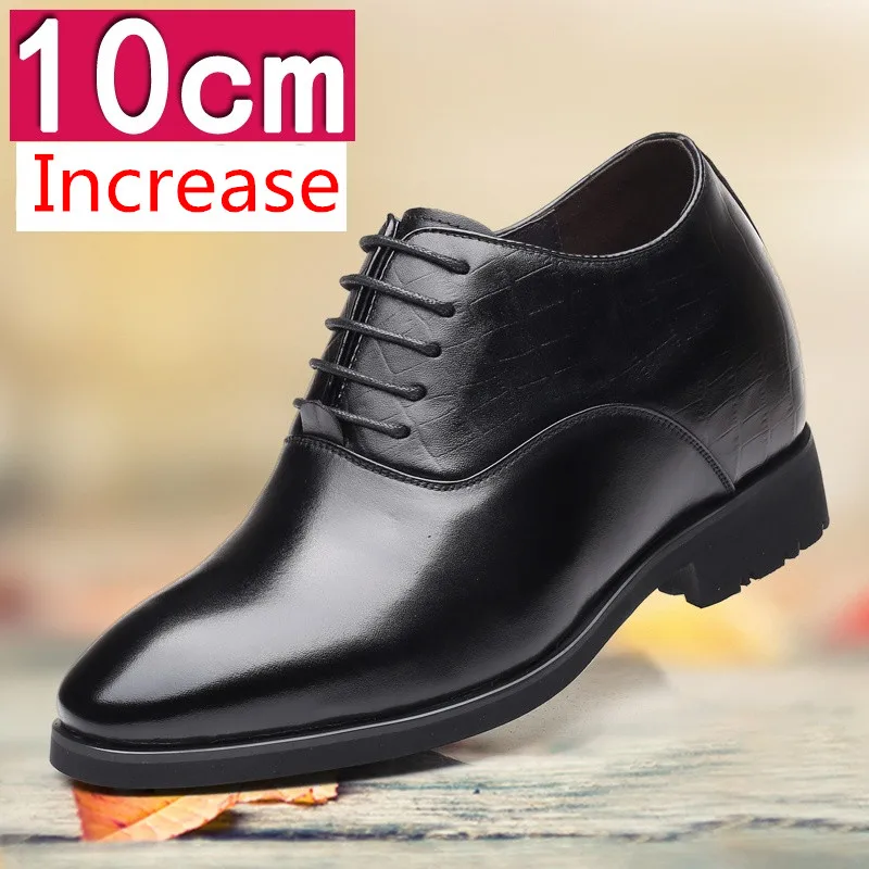 Men's Elevator Shoes Leather Increased 10 cm Men's Shoes Business Formal Shoes Inner Height Increasing Shoes Men's Wedding Shoes
Men's Elevator Shoes Leather Increased 10 cm Men's Shoes Business Formal Shoes Inner Height Increasing Shoes Men's Wedding Shoes
