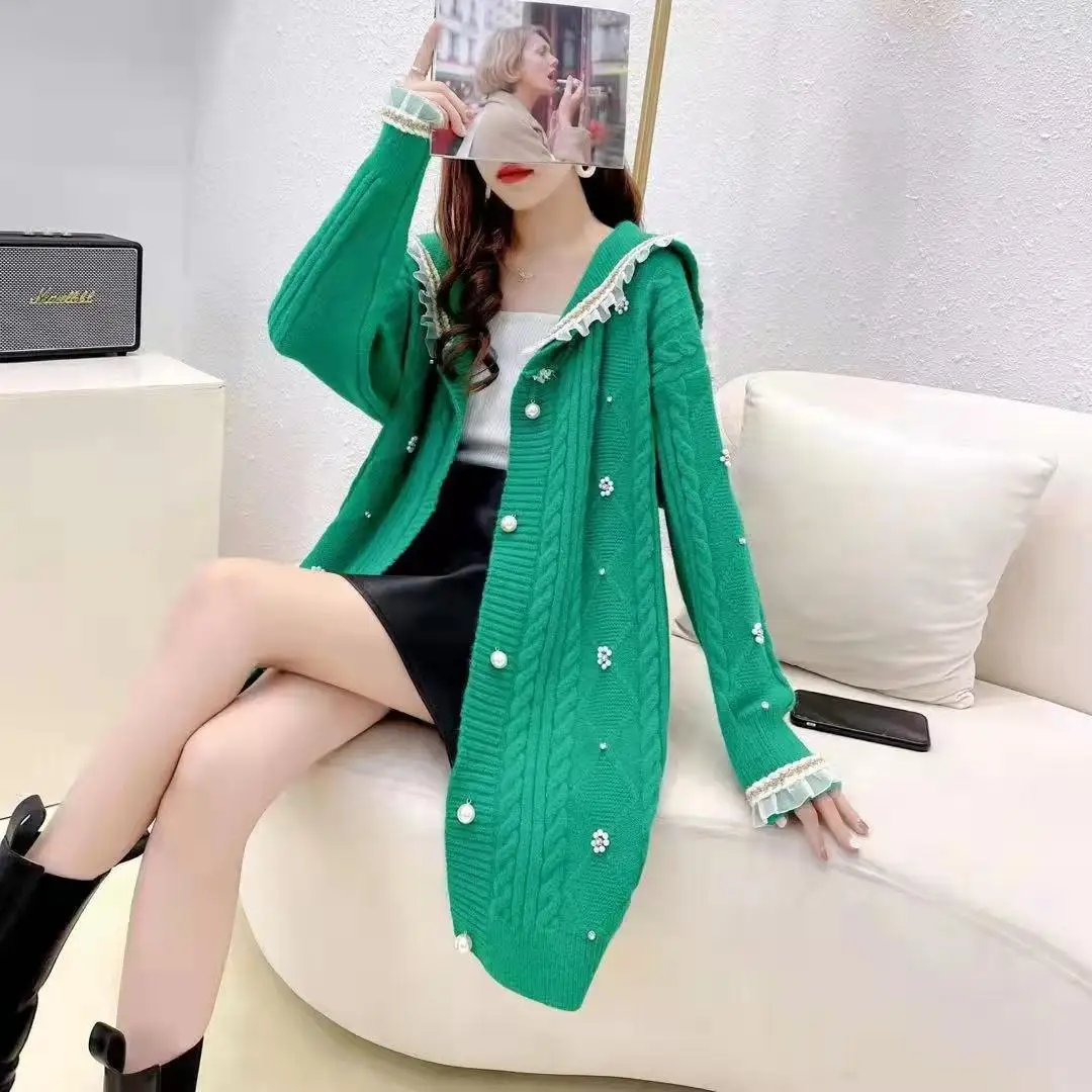 New Fashion Women Sweaters Autumn Winter Mid Length Knitted Cardigan Ladies Sweater Women Clothing Long Sleeve Top Knitwear V118
New Fashion Women Sweaters Autumn Winter Mid Length Knitted Cardigan Ladies Sweater Women Clothing Long Sleeve Top Knitwear V118