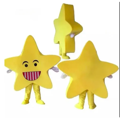 New Adult Hot Sale Foam High Quality Yellow Star Cartoon Mascot Costume Plush Christmas Fancy Dress Halloween Mascot Costume
New Adult Hot Sale Foam High Quality Yellow Star Cartoon Mascot Costume Plush Christmas Fancy Dress Halloween Mascot Costume