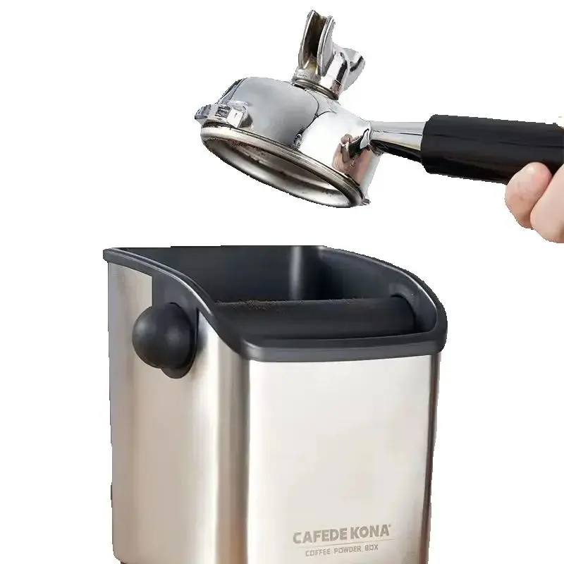 Ведро для остатков порошка кофе, бар из нержавеющей стали, коробка для остатков порошка, бытовая кофемашина, большая емкость для хранения остатков
Ведро для остатков порошка кофе, бар из нержавеющей стали, коробка для остатков порошка, бытовая кофемашина, большая емкость для хранения остатков