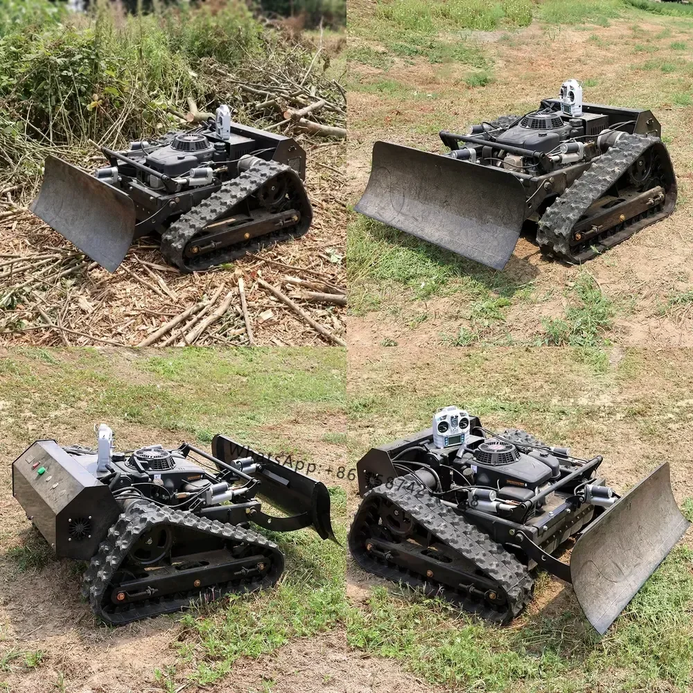 550 Autonomous Automatic zero Turn Remote Control Lawn Mowers with Snow Shovel