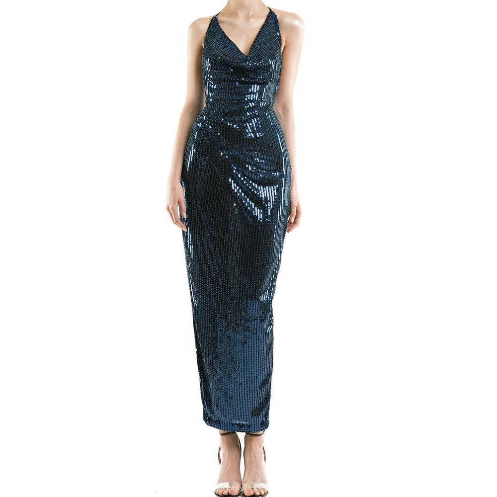 Customized Exquisite Open Back Satin Evening Dresses Temperament Straight Ankle Length V-Neck Sleeveless Custom Size Vestidos De
Customized Exquisite Open Back Satin Evening Dresses Temperament Straight Ankle Length V-Neck Sleeveless Custom Size Vestidos De