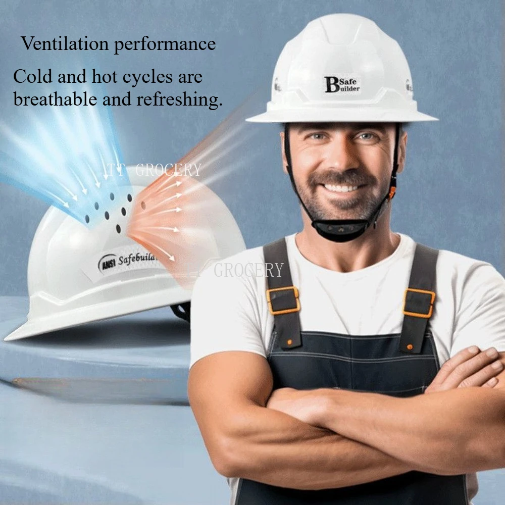 New Full Birm Hard Hat For Engineer Carbon Design Safety Helmet Reflective ANSI Z89.1 Vented Work Caps Industrial & Construction
New Full Birm Hard Hat For Engineer Carbon Design Safety Helmet Reflective ANSI Z89.1 Vented Work Caps Industrial & Construction