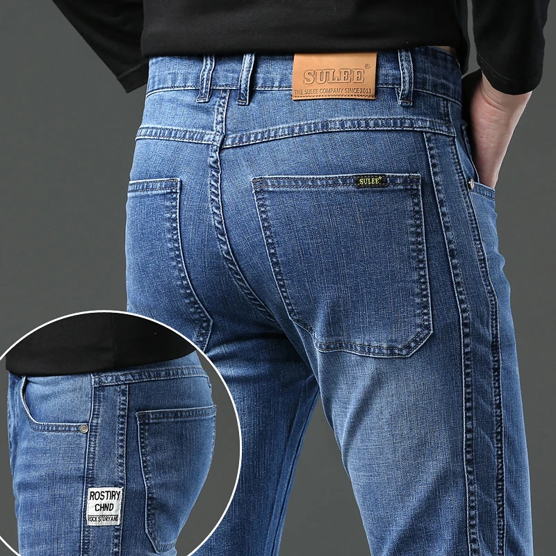 2024 Thin Brand Logo Slim Fit Spring Summer Men's Jeans Casual Elastic Denim Pants Male Trousers Colors Luxury Clothing
2024 Thin Brand Logo Slim Fit Spring Summer Men's Jeans Casual Elastic Denim Pants Male Trousers Colors Luxury Clothing