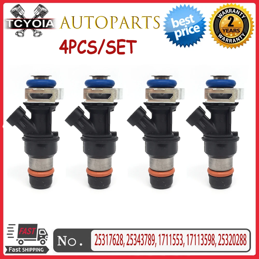 4pcs Fuel Injectors Fit for G-M GMC Chevy Truck 4.8L 5.3L 6.0L 1999-2007 25317628 25343789 1711553 17113598 25320288 25320287
4pcs Fuel Injectors Fit for G-M GMC Chevy Truck 4.8L 5.3L 6.0L 1999-2007 25317628 25343789 1711553 17113598 25320288 25320287