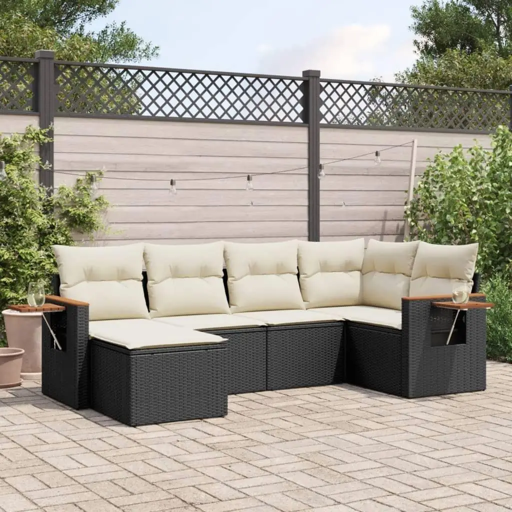 Stylish Black and Cream White Garden Sofa Set Outdoor Furniture Comfortable Seating Collection
Stylish Black and Cream White Garden Sofa Set Outdoor Furniture Comfortable Seating Collection