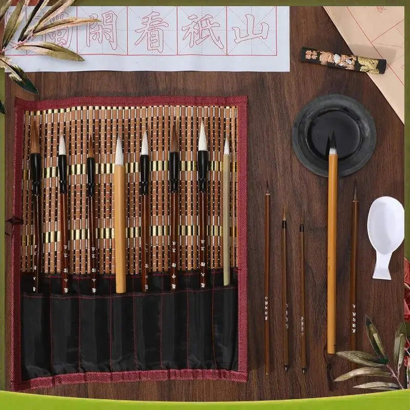ABDW-31 Pcs Chinese Calligraphy Set Brush Gift For Beginner Including Brushes, Ink Sticks, Ink Stones, Paperweights
ABDW-31 Pcs Chinese Calligraphy Set Brush Gift For Beginner Including Brushes, Ink Sticks, Ink Stones, Paperweights