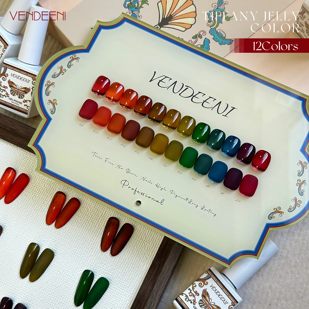 Vendeeni Nail Art TPO HEMA Free Professional Diamond Glitter Gel Polishing 15 Color Reflective Glitter Gel Jelly Gel Polishing
Vendeeni Nail Art TPO HEMA Free Professional Diamond Glitter Gel Polishing 15 Color Reflective Glitter Gel Jelly Gel Polishing