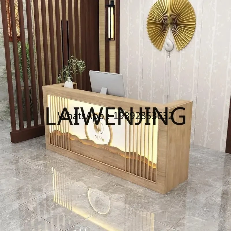 7BGZ Cashier Wine Cabinet Integrated New Chinese Reception Desk Counter
7BGZ Cashier Wine Cabinet Integrated New Chinese Reception Desk Counter