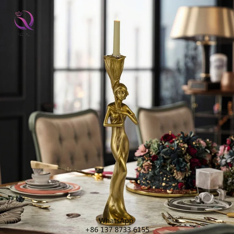 MKMJ Style Golden Goddess Statue Vintage Candle Holder Single Head Flower Metal Candlestick Pure Copper Home Decoration
MKMJ Style Golden Goddess Statue Vintage Candle Holder Single Head Flower Metal Candlestick Pure Copper Home Decoration
