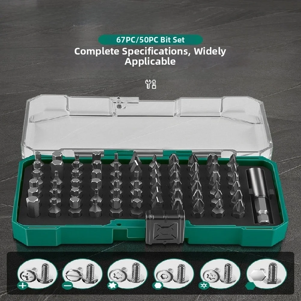 50/67pcs Multifunctional Screwdriver Set Hex Slotted Square Magnetic Screw Driver Bits For Phone Watch PC Portable Repair Tool
50/67pcs Multifunctional Screwdriver Set Hex Slotted Square Magnetic Screw Driver Bits For Phone Watch PC Portable Repair Tool