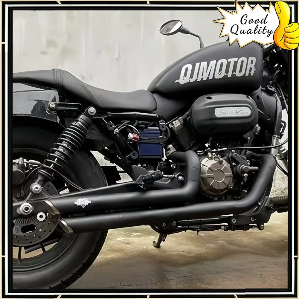 Good Quality For QJMOTO SRV300 modified exhaust QJMOTO SRV300 modified Harley VH double hoof sound exhaust pipe
Good Quality For QJMOTO SRV300 modified exhaust QJMOTO SRV300 modified Harley VH double hoof sound exhaust pipe