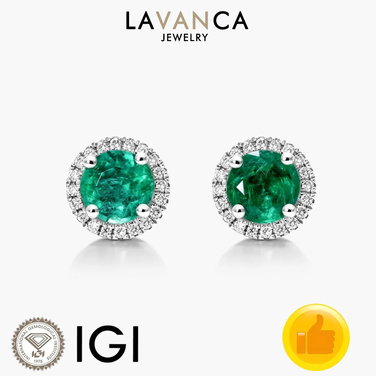 Round Lab Grown Emerald Ring Round Lab Diamond Halo Style Ring 9K/14K/18K White Gold Lab Grown Emerald Diamond Ring For Wife
Round Lab Grown Emerald Ring Round Lab Diamond Halo Style Ring 9K/14K/18K White Gold Lab Grown Emerald Diamond Ring For Wife