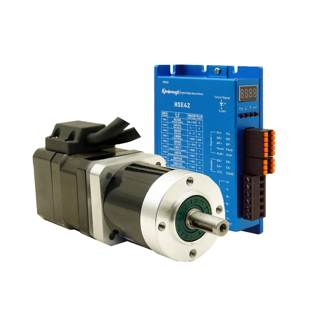 Nema17 0.2N.m(29oz-in) Planetary Geared Closed Loop Stepper Motor 1.5A and Driver HSE42 2Phase Easy servo motor
Nema17 0.2N.m(29oz-in) Planetary Geared Closed Loop Stepper Motor 1.5A and Driver HSE42 2Phase Easy servo motor