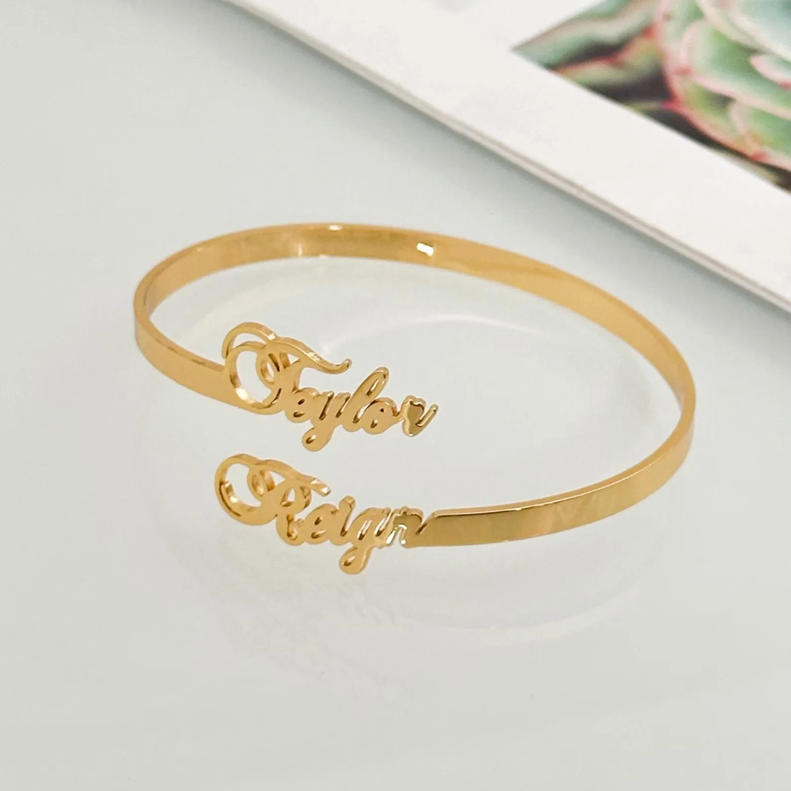 Double Name Bracelet Custom Couple Matching Bracelets Personalized Engraved Hers Friendship Bridesmaid Gift for Wedding Party
Double Name Bracelet Custom Couple Matching Bracelets Personalized Engraved Hers Friendship Bridesmaid Gift for Wedding Party