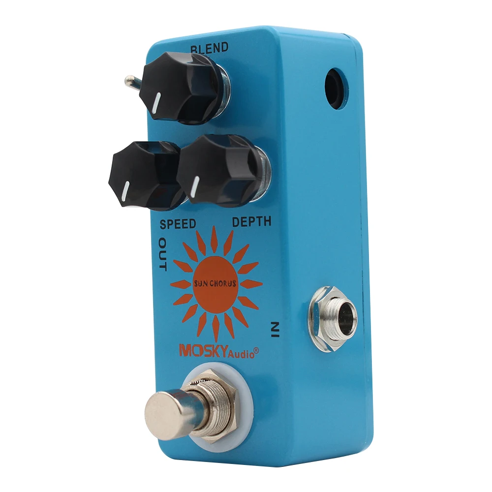 Mosky Audio Sun Chorus Mini Portable Chorus Pedal, Warm Classic Tone True Bypass 9V DC for Electric Guitar Speed Depth Blend
Mosky Audio Sun Chorus Mini Portable Chorus Pedal, Warm Classic Tone True Bypass 9V DC for Electric Guitar Speed Depth Blend