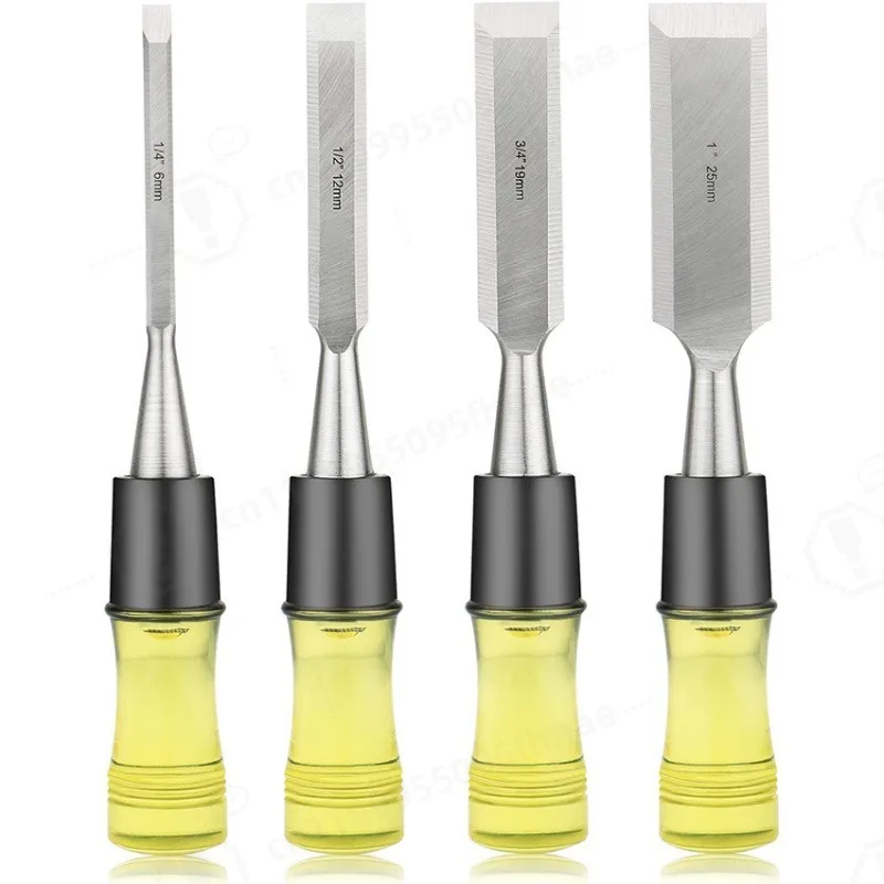 Premium Wood Chisel Set 3/4 Pcs Transparent Acetate Fiber Handle High Grade Carpenter Chisels Export To Europe And America
Premium Wood Chisel Set 3/4 Pcs Transparent Acetate Fiber Handle High Grade Carpenter Chisels Export To Europe And America