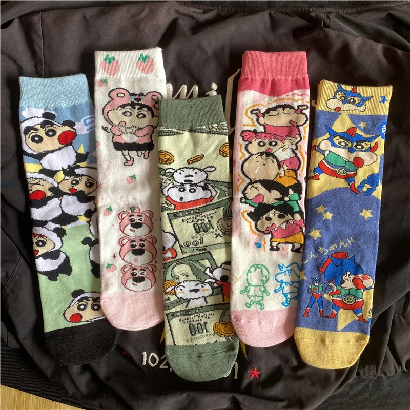 Для карандашей, чулки Shin-chan, дизайнерские современные носки, осенние нескользящие носки, женские и мужские носки высокого качества для скалолазания
Для карандашей, чулки Shin-chan, дизайнерские современные носки, осенние нескользящие носки, женские и мужские носки высокого качества для скалолазания