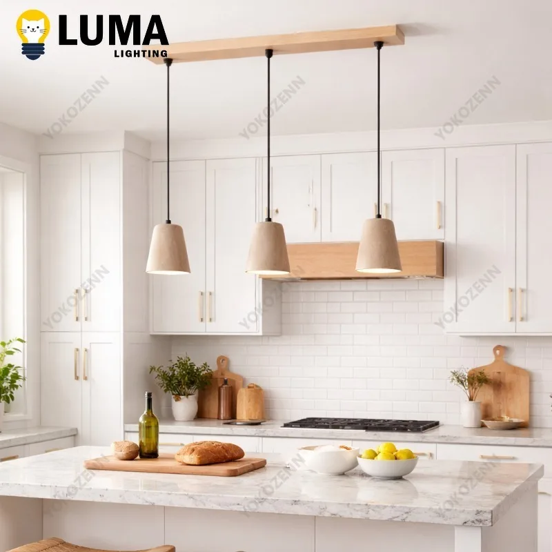 Modern Kitchen Island Pendant Light Nordic Dining Hanging Lamp Single/Double/Triple Head Stone Shade 10/60/80cm Bar Lighting
Modern Kitchen Island Pendant Light Nordic Dining Hanging Lamp Single/Double/Triple Head Stone Shade 10/60/80cm Bar Lighting