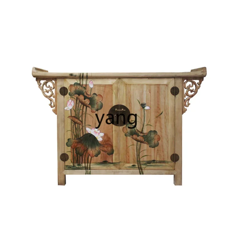 LMM New Chinese Style Solid Wood Porch Toe-up-Warped Shoes Cabinet Classical Painted Storage Partition Door Broken Hall
LMM New Chinese Style Solid Wood Porch Toe-up-Warped Shoes Cabinet Classical Painted Storage Partition Door Broken Hall