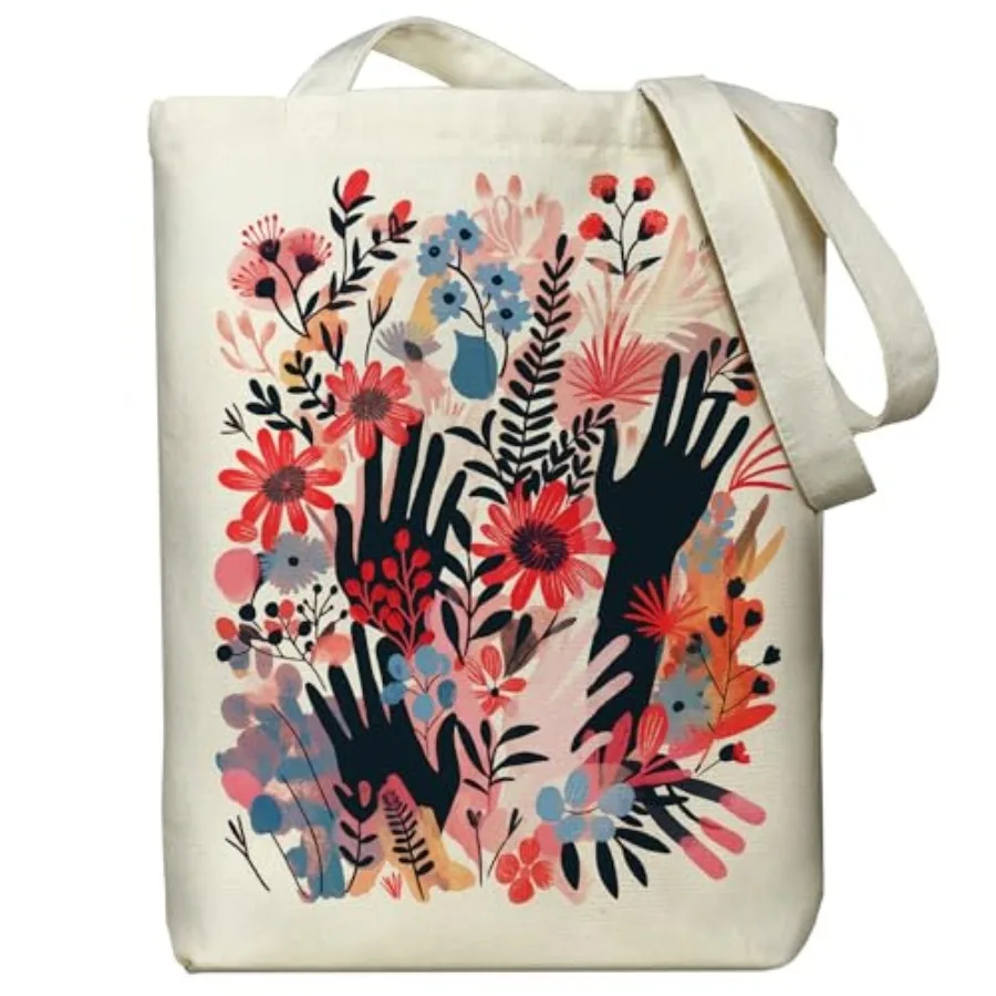 itgowisa Canvas Tote Bag for Women, Tote Bag with Zipper Inner Pocket, Zippered Canvas Bag for Shopping Work Grocery Everyday
itgowisa Canvas Tote Bag for Women, Tote Bag with Zipper Inner Pocket, Zippered Canvas Bag for Shopping Work Grocery Everyday