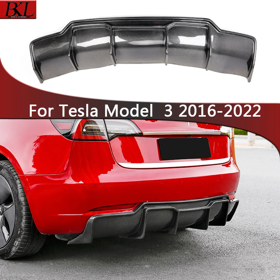For Tesla Model 3 High quality V style Carbon Fiber Car Rear Bumper Diffuser Rear Splitters Spoiler Back lip Upgrade body kit
For Tesla Model 3 High quality V style Carbon Fiber Car Rear Bumper Diffuser Rear Splitters Spoiler Back lip Upgrade body kit
