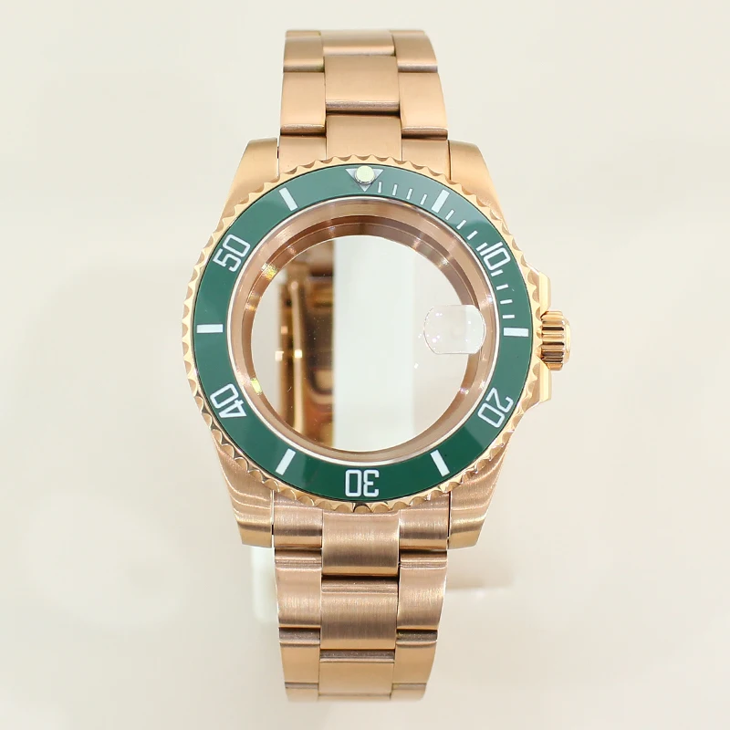 40mm Rose Gold Watch SUB Case Sapphire Glass For PT5000 NH35 NH36 NH34 Miyota8215 Eta2824 Movement Watch 28.5mmDial Oyster Strap
40mm Rose Gold Watch SUB Case Sapphire Glass For PT5000 NH35 NH36 NH34 Miyota8215 Eta2824 Movement Watch 28.5mmDial Oyster Strap