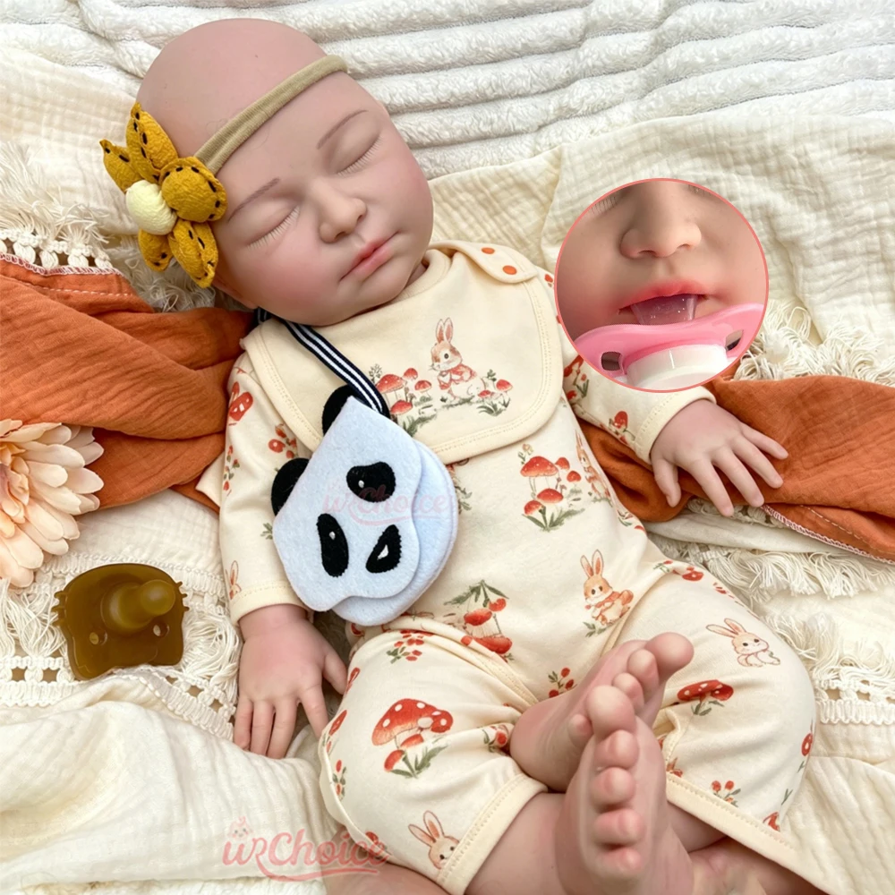 22inch Soft Silicone Reborn Baby Doll Fine Detailed Features Comfortable to Hold Waterproof Doll Ideal Play Toy For Little Girls
22inch Soft Silicone Reborn Baby Doll Fine Detailed Features Comfortable to Hold Waterproof Doll Ideal Play Toy For Little Girls