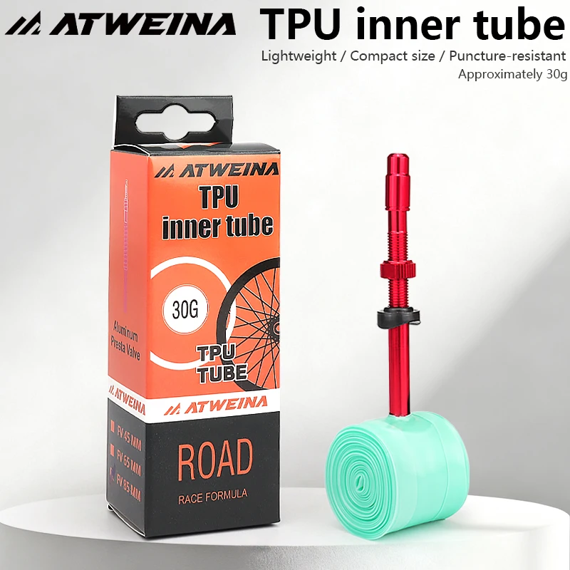 30g Ultra-Light TPU Bicycle Inner Tube Puncture Proof & Anti-Aging with Metal Presta Valve for 18-32C Road Bike Tires
30g Ultra-Light TPU Bicycle Inner Tube Puncture Proof & Anti-Aging with Metal Presta Valve for 18-32C Road Bike Tires