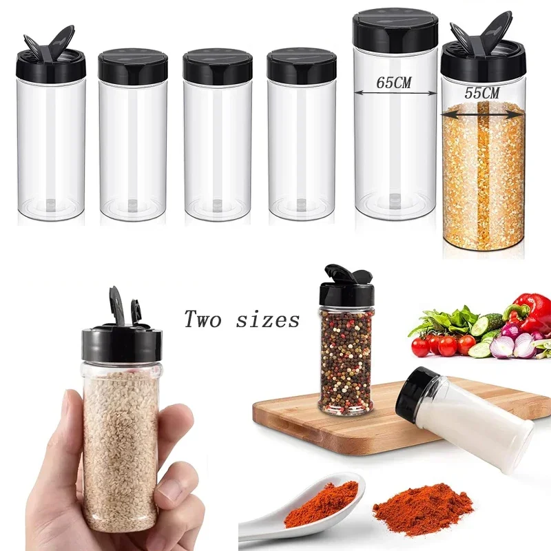 10Pcs 100-420ml Clear Plastic Spice Jar With Shaker LidsKitchen Seasoning Dispenser Containers Empty Powders Organizer For BBQ
10Pcs 100-420ml Clear Plastic Spice Jar With Shaker LidsKitchen Seasoning Dispenser Containers Empty Powders Organizer For BBQ