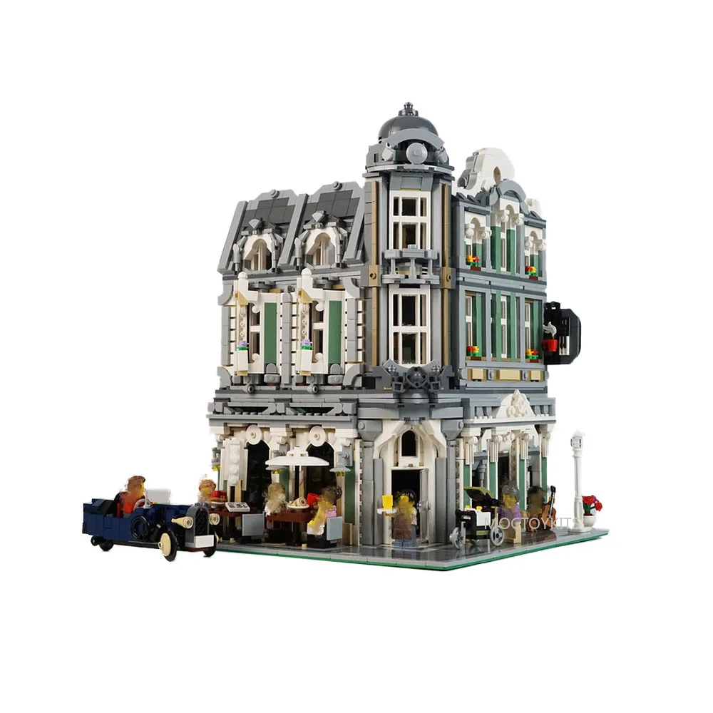 Creative Street View Series Classic Jazz Cafe Commercial City Modular Model DIY Collection Decoration Christmas Gift 3266pcs
Creative Street View Series Classic Jazz Cafe Commercial City Modular Model DIY Collection Decoration Christmas Gift 3266pcs
