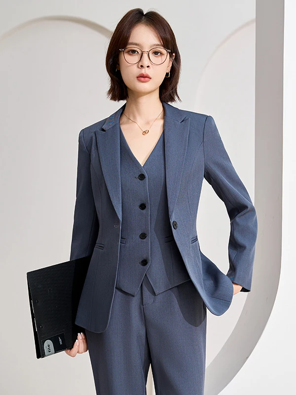 Office Professional Slim Fit Suit Set for Women Commute Workwear Shirt Pants Ensemble Autumn Style Elegant Toned down
Office Professional Slim Fit Suit Set for Women Commute Workwear Shirt Pants Ensemble Autumn Style Elegant Toned down