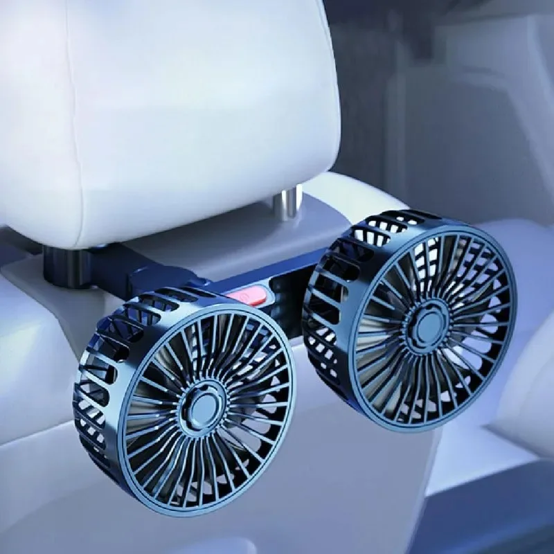 360 ° Вращающийся портативный автоматический охлаждающий вентилятор, 2-скоростной сильный ветровой вентилятор, универсальный для транспортных средств с новой энергией, USB-вентилятор с двумя головками
360 ° Вращающийся портативный автоматический охлаждающий вентилятор, 2-скоростной сильный ветровой вентилятор, универсальный для транспортных средств с новой энергией, USB-вентилятор с двумя головками