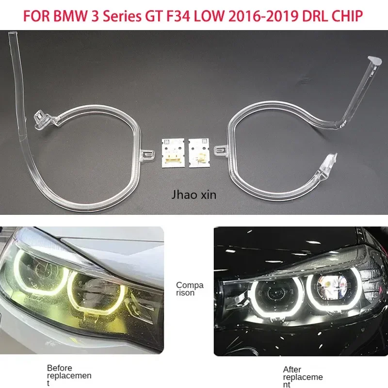 FOR BMW 3 Series GT F34 LOW 2016-2019 Car Headlights DRL Light Strips Angel Eyes Chip Ballast Module Repair Parts
FOR BMW 3 Series GT F34 LOW 2016-2019 Car Headlights DRL Light Strips Angel Eyes Chip Ballast Module Repair Parts